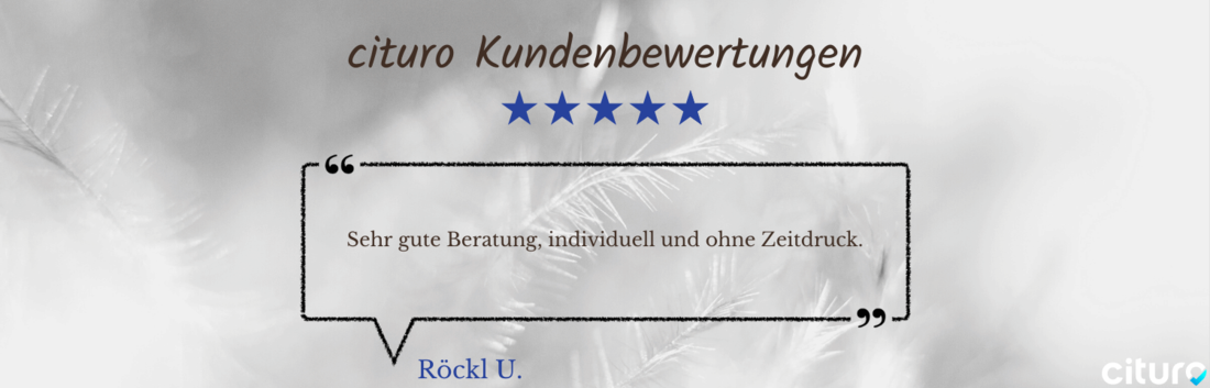 Kundenbewertung von cituro