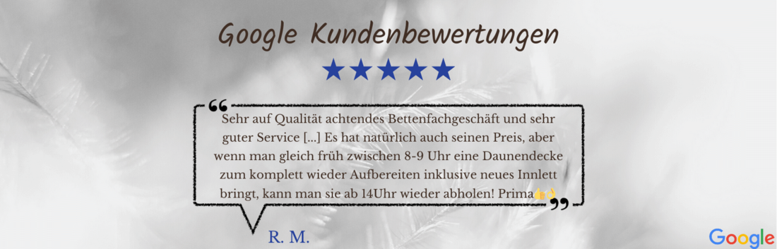 Kundenbewertung von Google