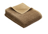 Ibena Jacquard Decke Fano-Braun/Camel