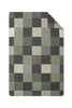 Ibena Jacquard Baumwolldecke Hamilton-Grün