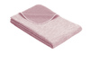 Ibena Jacquard Bio-Baumwolldecke Lausanne-Rosa