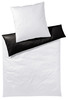 Elegante-Flip-Schwarzweiß Qualität Mako-Satin