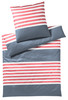 Elegante-Summerstripe-Blau-Rot Qualität Jersey