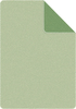 Ibena Jacquard Bio-Baumwolldecke Lausanne-Dunkelgrün