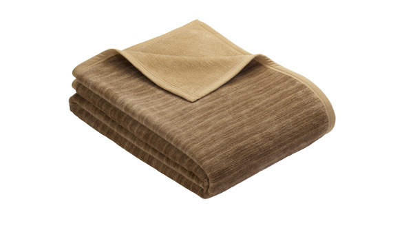 Ibena Jacquard Decke Fano-Braun/Camel