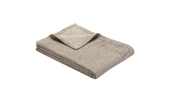 Ibena Jacquard Strukturdecke Straßburg-Sand
