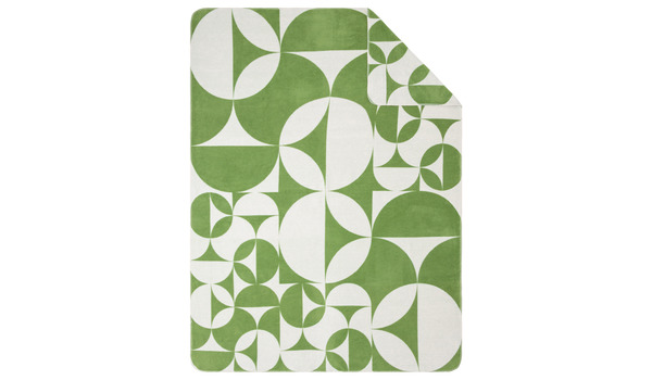 Ibena Jacquard Decke Dimal-Grün