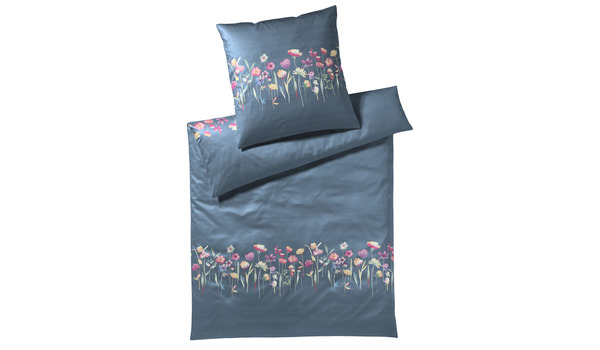 Elegante-Line-Up-Smoky-Blue Qualität Seiden-Satin