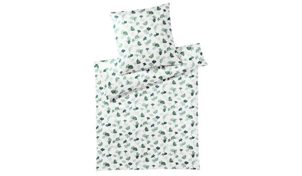 Elegante-Ginko-Green Qualität Gots-Mako-Satin