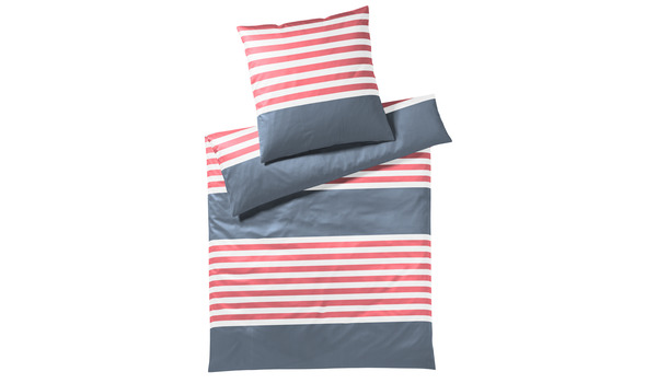 Elegante-Summerstripe-Blau-Rot Qualität Mako-Batist