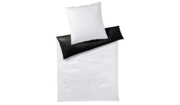 Elegante-Flip-Schwarzweiß Qualität Mako-Satin