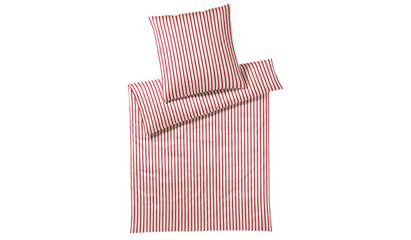 Elegante-Double-Himbeerrot Qualität Mako-Satin