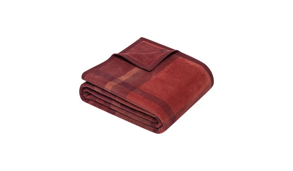 Ibena Jacquard Decke York-Rot Art.Nr.2629/400