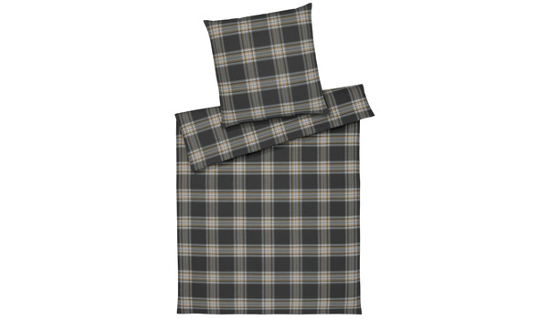 Elegante-Westminster-Caramel-Grau Qualität Soft-Flanell