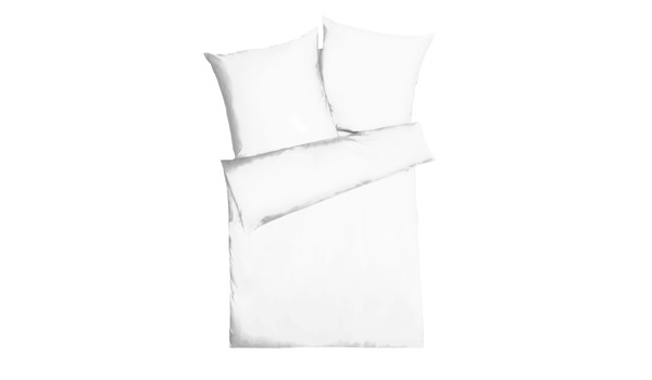 Kaeppel-Uni-Weiß Qualität Mako-Satin