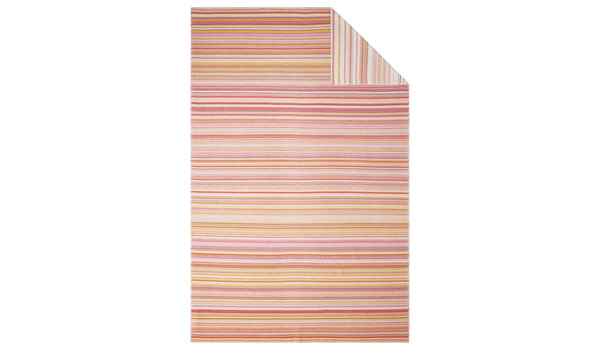 Ibena Jacquard Baumwolldecke Dundee-Mehrfarbig