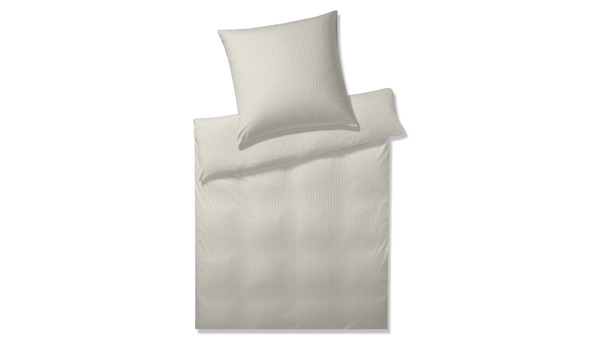 Elegante-Solid-Stripe-Wollweiß Qualität Jersey