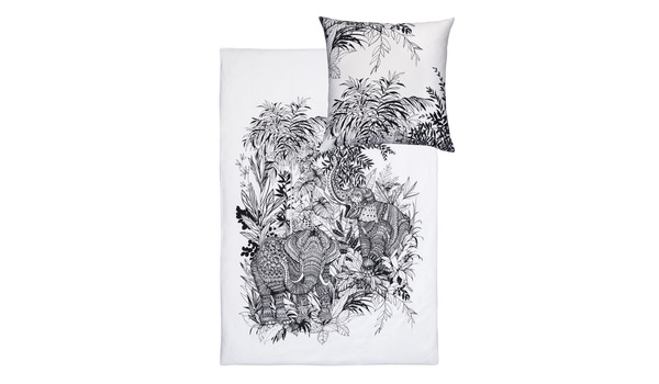 Estella-Kibali-Weiß Qualität Mako-Satin