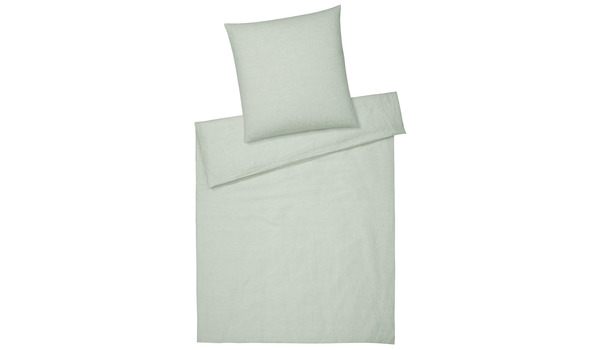 Elegante-Breeze-Pistazie Qualität Halbleinen