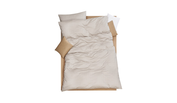 Doris-Meyer-Streifen-Beige Qualität Jersey